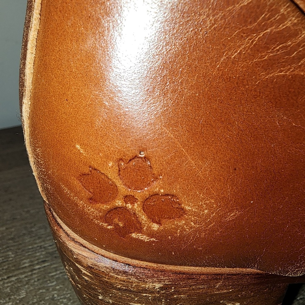 Patricia Nash Sicily Tan Leather Lace Up Ankle Boots 7.5 Boho Whimsigoth Prairie - Picture 5 of 16